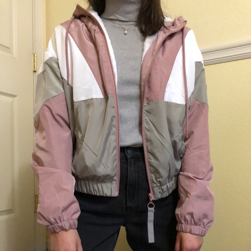 Faux Fur Lined Winderbreaker